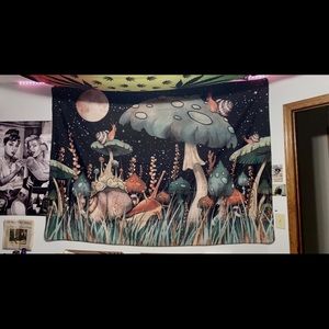 mushroom tapestry